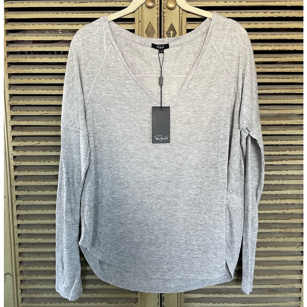 Rails Gray Light Sweater / Shirt S